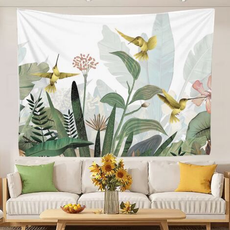 Tapisserie murale au design attrayant, toile de fond décorative pour la maison 150x130cm (1/5)