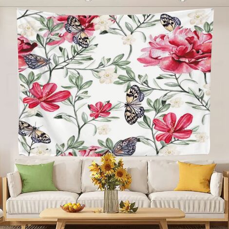 Tapisserie humoristique et esthétique pour fond de chambre, rideau de plage 100x75cm (1/5)