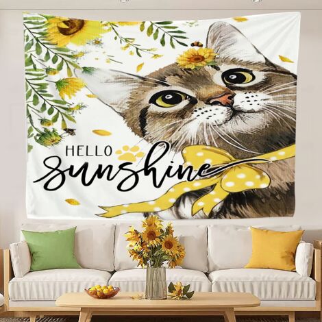 Tapisserie murale amusante et colorée pour chambre à coucher, séchage rapide, pour la décoration murale 200x150cm (1/5)