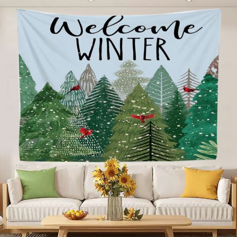 Tapisserie au design tendance pour décorer les murs d'une chambre d'enfant 150x130cm (1/5)