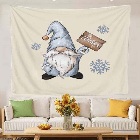 Tapisserie murale humoristique de style bohème pour la décoration murale de la chambre à coucher 100x75cm (1/5)