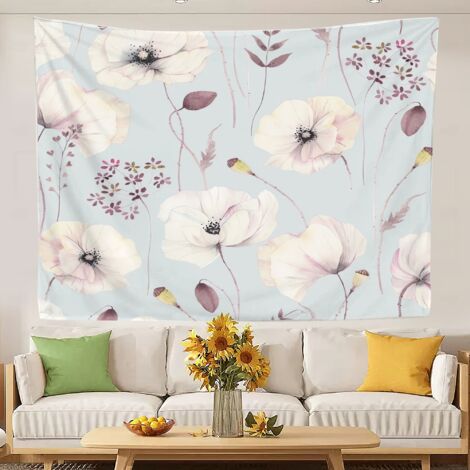 Tapisserie murale vintage style universitaire, idéale pour une chambre ou un salon. 200x150cm (1/5)