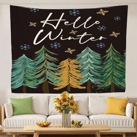 Tapisseries universitaires vintage pour chambre à coucher, séchage rapide, décoration murale 100x75cm (1/5)
