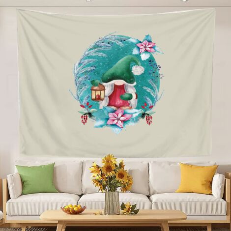 Tapisserie murale esthétique, tissu de fond décoratif pour la maison 100x75cm (1/5)