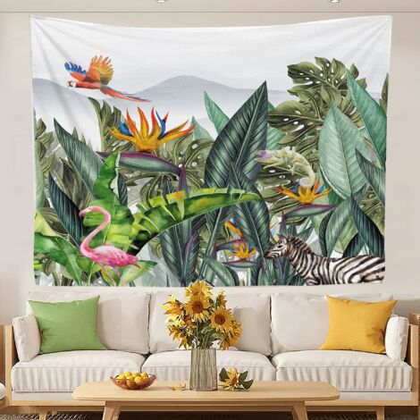 Tapisseries murales amusantes, tapisseries de luxe pour la chambre, nappes pour le lit, décoration intérieure 150x130cm (1/5)