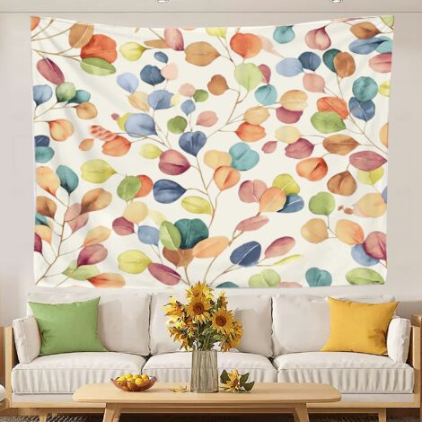 Tapisserie murale imprimée tendance pour la chambre à coucher, à accrocher au mur ou à décorer avec un lit. 100x75cm (1/5)