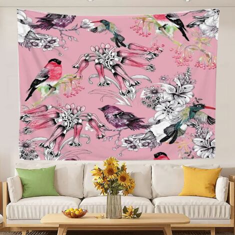 Tapisserie murale amusante et tendance pour la décoration de la chambre à coucher. 100x75cm (1/5)