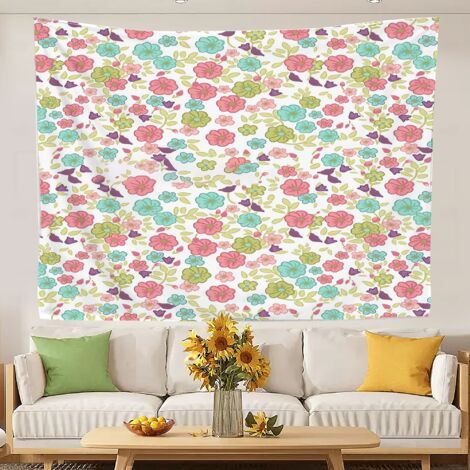 Tapisserie murale bohème pour chambre à coucher, nappes pour salon et chambre à coucher 150x130cm (1/5)
