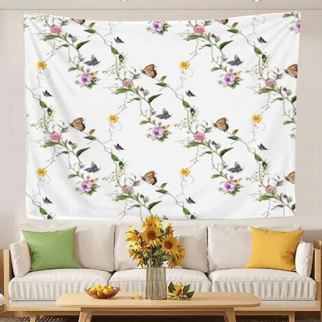 Tapisserie décorative amusante et tendance, idéale comme toile de fond pour une chambre ou une fête. 100x75cm (1/5)