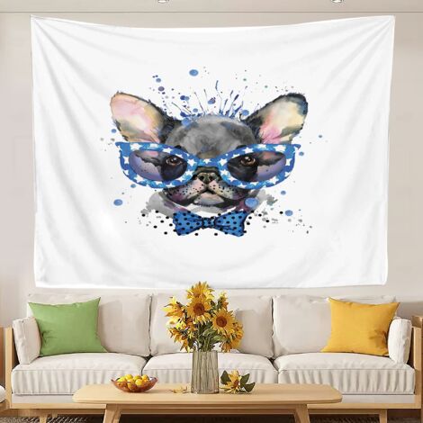 Tapisseries bohèmes tendance pour la décoration de la chambre à coucher, tissu de fond pour le lit et la maison 100x75cm (1/5)