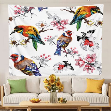 Tapisserie unique pour chambre d'adolescente, décoration murale 150x130cm (1/5)