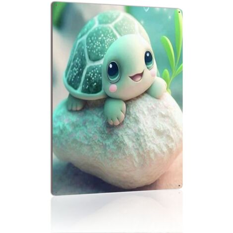 Plaque Métallique Décorative Vintage pour Jardin de Menthe, Une Touche de Fragrance Naturelle 30x20 cm. (1/5)