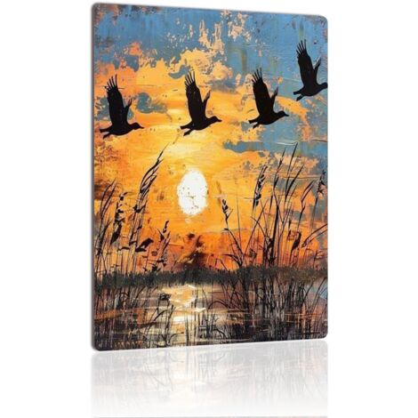Plaque Métallique Rétro pour Bureau de Développement, Une Décoration Inspirante pour les Entrepreneurs 30x20 cm. (1/5)