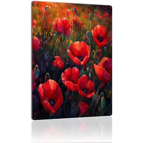 Plaque Métallique Rétro pour Bureau de Projet, Une Décoration Pratique et Élégante qui Allie Style et Efficacité 30x20 cm. (1/5)