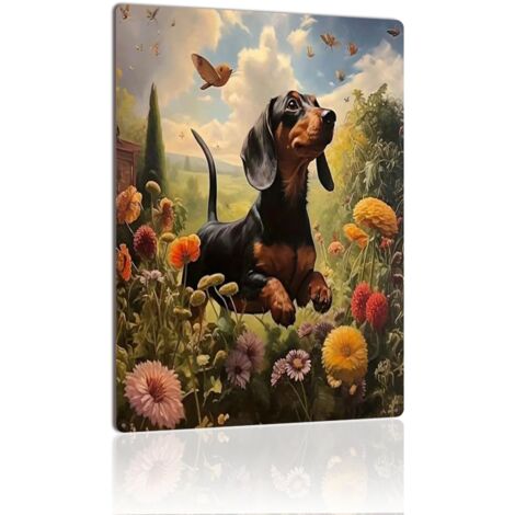 Plaque en Métal Vintage Art Murale pour Jardin de Vignes Cuisine Salon et Bar, Durable et Résistante, Parfaite pour Ajouter une Touche de Vin dans Votre Espace 30x20 cm. (1/5)