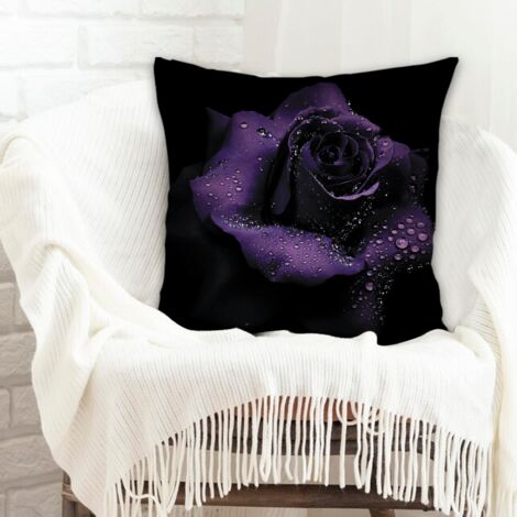 Housse de coussin carrée standard 45x45cm résistant aux tachespour mariage la saint-valentin (1/5)