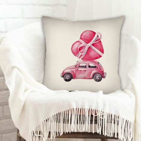 Housse de coussin carrée standard 45x45cm résistant au lavage pour fête de Pâques (1/5)