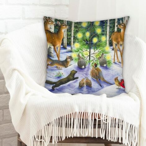Housse de coussin sans coussin maison douce confortable pour décoration de maison et de chambre la saint-valentin (1/5)