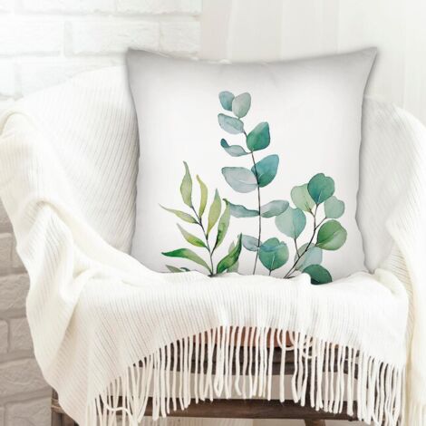 Housse de coussin 45x45 cm en polyester résistant au lavage pour action de grâce (1/5)