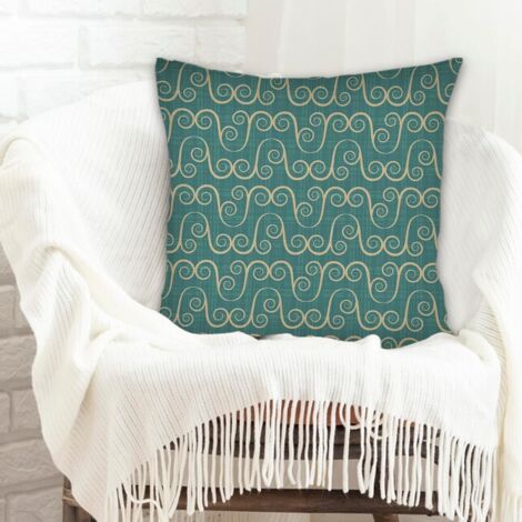 Housse de coussin sans coussin à fermeture éclair invisible pour décoration de Pâques pour la maison et la chambre (1/5)