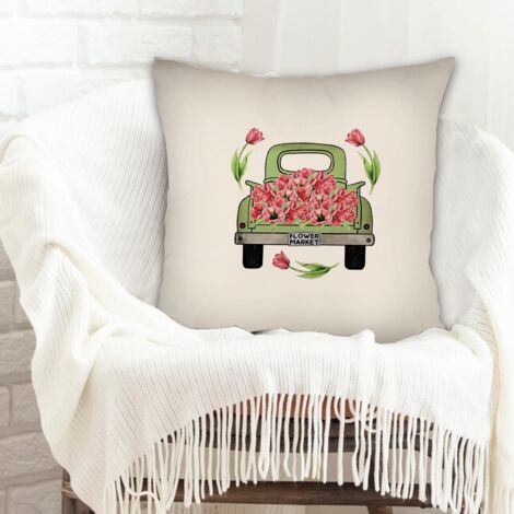 Housses de coussin rustique pour la Saint-Valentin, mariage, anniversaire, Noël, l'Action de grâce (1/5)