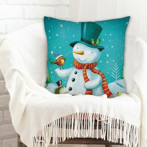 Housse de coussin 45x45 cm en polyester doux et respirant pour anniversaire (1/5)
