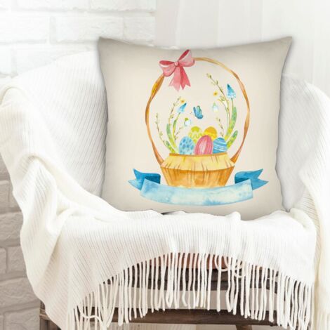 Housses de coussin en polyester résistante élégant pour Noël, l'Action de grâce, anniversaire, la Fête des Mères (1/5)