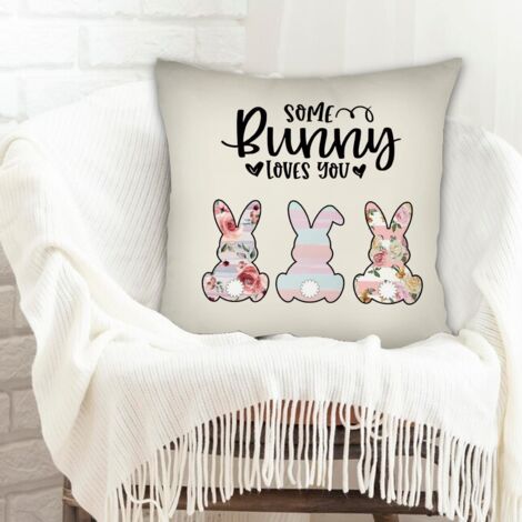 Housse de coussin pour décoration intérieure cachée zippée pour canapé ou lit décoration de la saint-valentin (1/5)