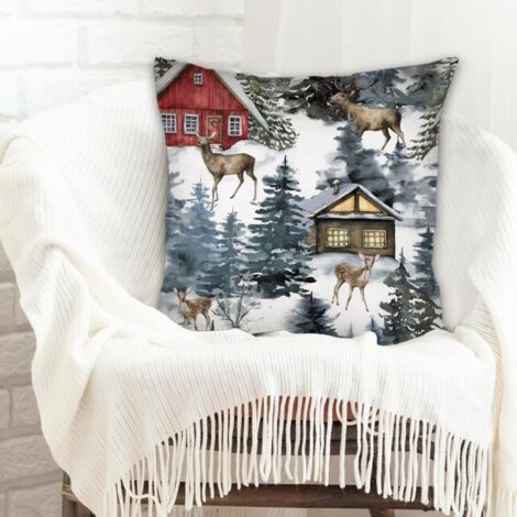 Housse de coussin pour décoration intérieure cachée zippée pour canapé lit salon chambre à coucher décoration de la saint-valentin (1/5)