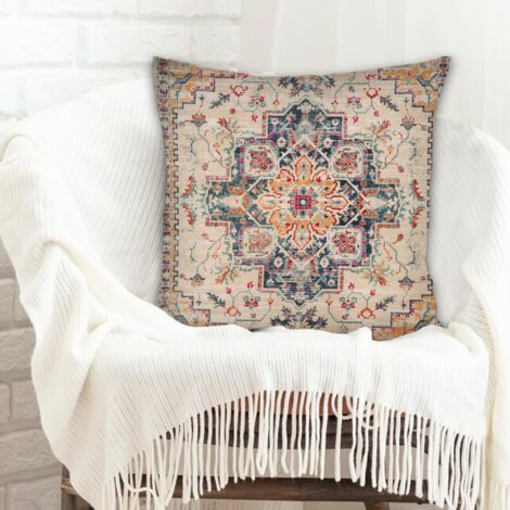 Housses de coussin en polyester résistante facile d'entretien pour salon, chambre (1/5)
