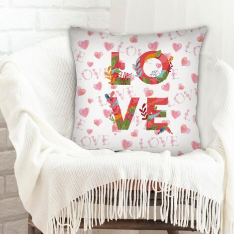 Housse de coussin moderne design résistant pour canapé lit salon chambre décoration de la saint-valentin (1/5)