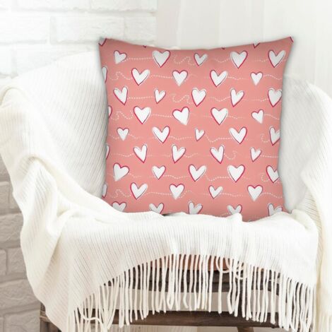 Housse de coussin 45x45 cm en polyester fermeture à glissière pour canapé ou lit, décoration de Pâques (1/5)