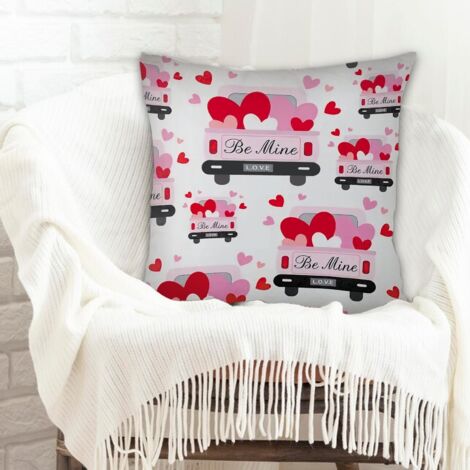 Housse de coussin carrée standard 45x45cm doux et respirant pour canapé, lit, salon, chambre (1/5)