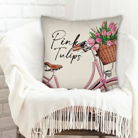 Housse de coussin décorative élégant pour Noël, anniversaire, la Fête des Pères, la Fête des Mères (1/5)