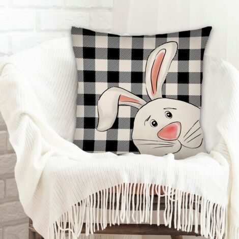 Housse de coussin 45x45 cm carrée à fermeture éclair invisible pour la Fête des Mères (1/5)