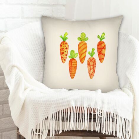 Housse de coussin sans coussin 45x45 maison douce confortable pour noël action de grâce (1/5)