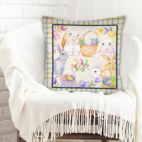Housse de coussin décorative à la mode pour la maison élégant pour canapé lit salon chambre à coucher (1/5)