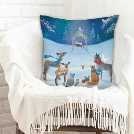 Housse de coussin moderne design fermeture à glissière pour canapé lit salon chambre décoration de la saint-valentin (1/5)