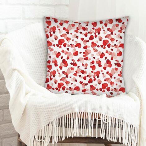 Housse de coussin sans coussin lavable en machine pour canapé ou lit décoration de la saint-valentin (1/5)