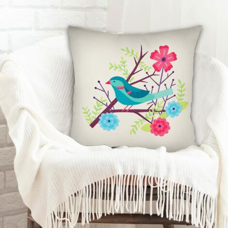 Housse de coussin sans coussin à fermeture éclair invisible pour la Saint-Valentin, la Fête des Mères et des Pères (1/5)