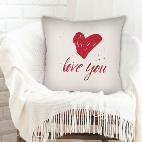 Housse de coussin moderne design durable pour Noël, la Saint-Valentin, anniversaire (1/5)