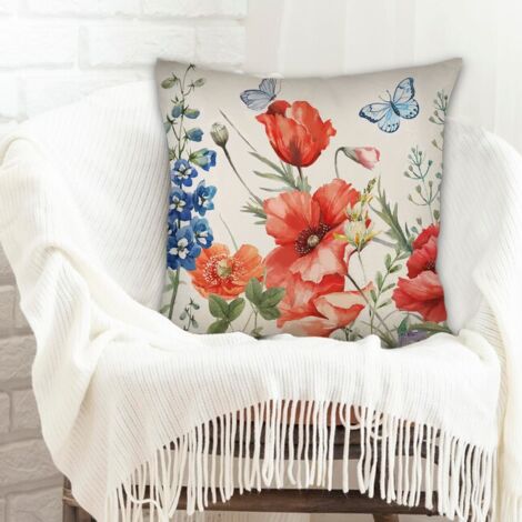 Housse de coussin carréelavable pour anniversaire de mariage la saint-valentin (1/5)