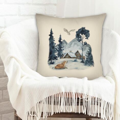 Housses de coussin en polyester résistante anti-ride pour naissance de bébé (1/5)