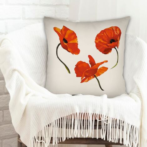 Housse de coussin sans coussin 45x45 cachée zippée pour cadeau de la saint-valentin (1/5)