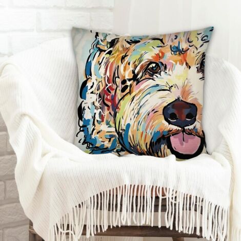 Housse de coussin sans coussin 45x45 anti-ride pour Noël, la Saint-Valentin, anniversaire (1/5)