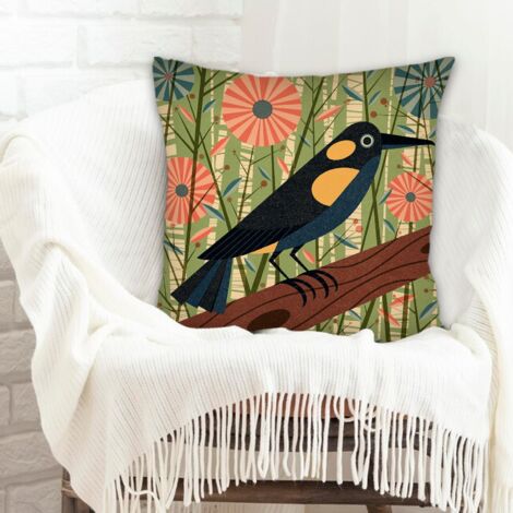 Housse de coussin décorative à la mode pour la maison résistant pour couple mère père famille amis amoureux animaux de compagnie (1/5)