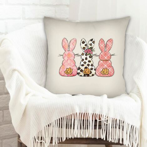 Housse de coussin carrée standard 45x45cm lavable en machine pour Noël, la Saint-Valentin, anniversaire (1/5)