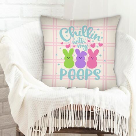 Housse de coussin lavable en machine pour canapé chambre à coucher salon décoration de la saint-valentin (1/5)