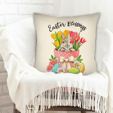 Housse de coussin moderne design lavable en machine pour chambre à coucher salon (1/5)