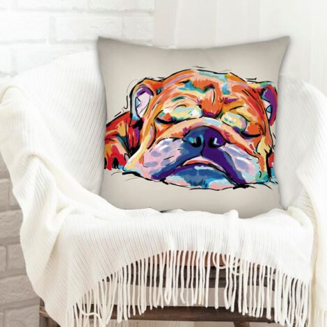 Housse de coussin sans coussin à fermeture éclair invisible pour petite amie (1/5)